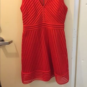Red J. Crew dress