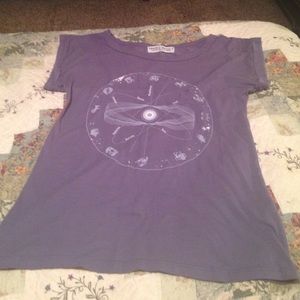 Purple zodiac shirt medium