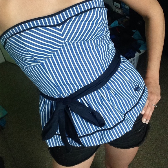 Abercrombie peplum top