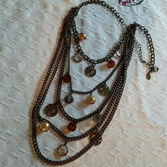 Lia Sophia Belcanto multi chain necklace
