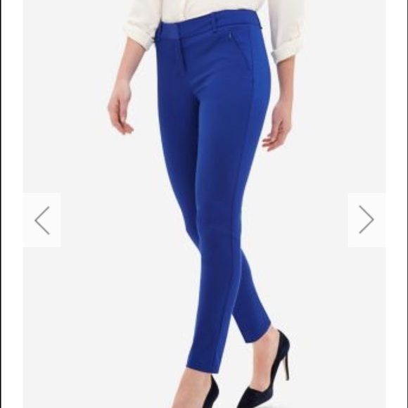 Limited Exact Stretch Ankle Pants Cobalt Blue