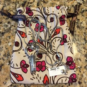 Brighton Silver Sweety Heart Lanyard