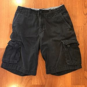Aeropostale black cargo shorts size 30