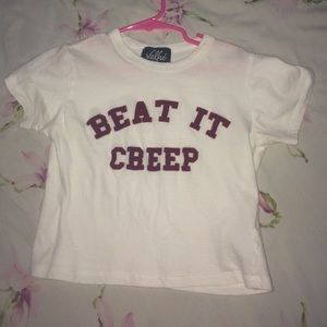 Valfre t shirt crop top