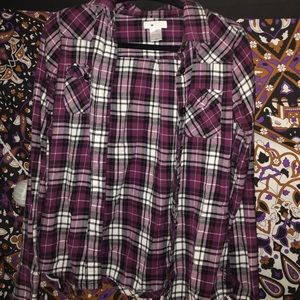 purple flannel