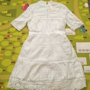 Anthropologie Juliet Eyelet Dress