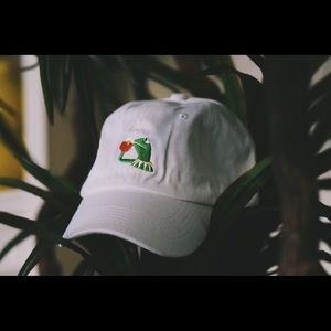 The "NONE OF MY BUSINESS" dad cap. #WHITE