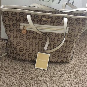 Michael Kors Extra Large monogram tote