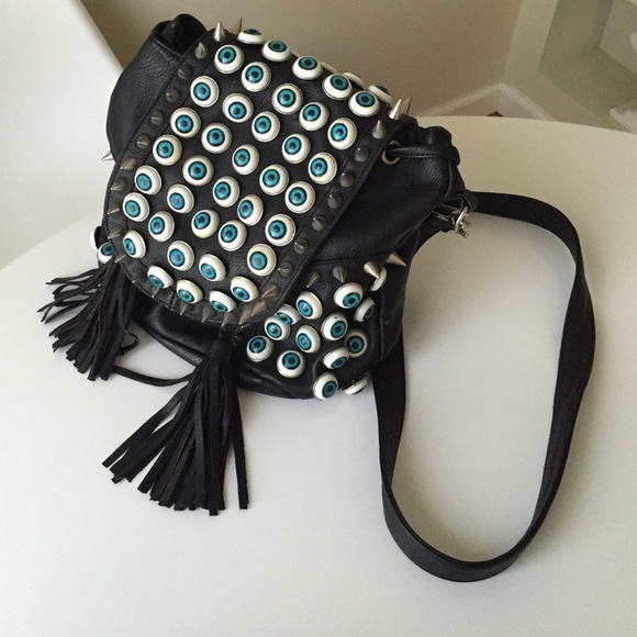 RARE UNIF Eyeball Shoulder Bag