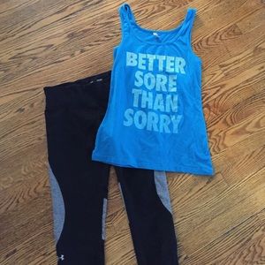 Better Sore Than Sorry Workout Tank!