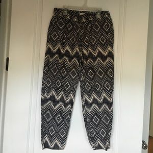J. Crew Aztec patterned pants
