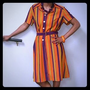 Vintage Dress w/Matching Belt