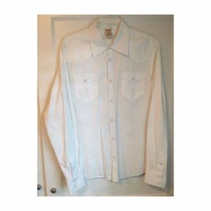 True Religion XXXL White Mens Dress Shirt