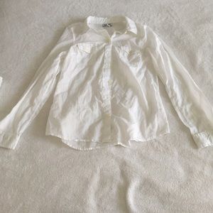 Classic White Button Down Shirt