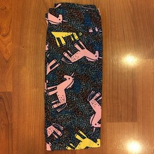 HTF Lularoe OS RARE actual unicorn leggings!!
