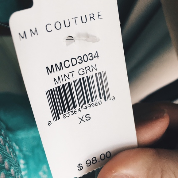 [SOLD] Tiffany Blue Lace Miss Me Dress - Picture 3 of 4