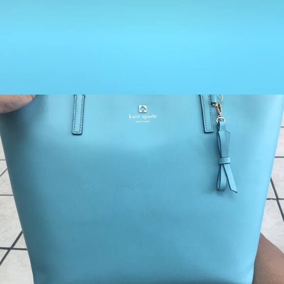 blue small kate spade bag