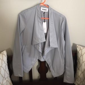 BB Dakota grey leather jacket