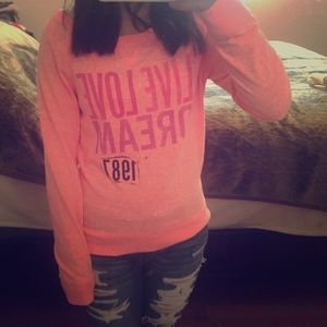 Long sleeve orange T-Shirt