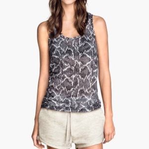 H&M Long Sheer Tank Top