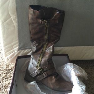 ❤️❤️ Forever Brown Riding Boots Size 8.5 NIB ❤️❤️