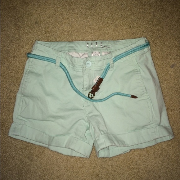 Mint shorts