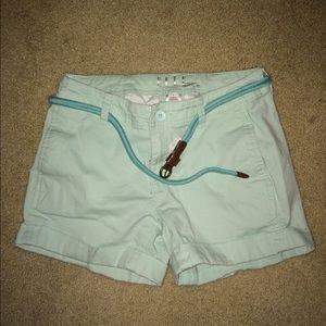 Mint shorts