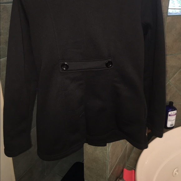 Basic black peacoat - Picture 2 of 4