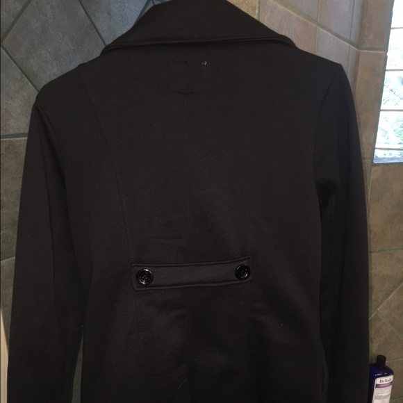 Basic black peacoat - Picture 3 of 4