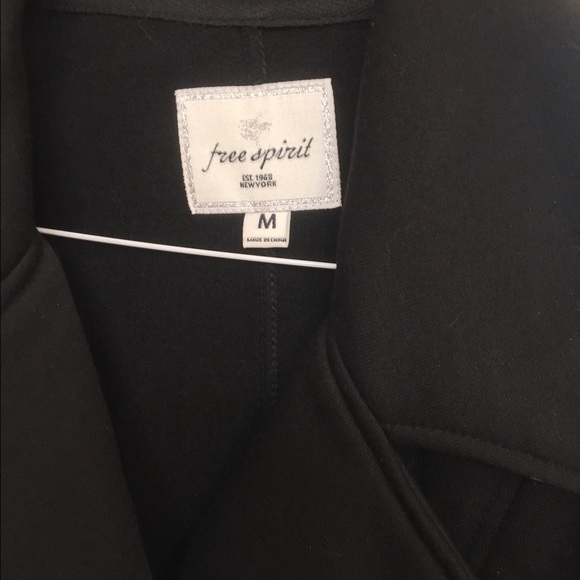 Basic black peacoat - Picture 4 of 4