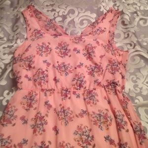 Pink high low Dress