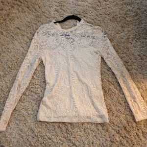 Long sleeve lace shirt from Abercrombie and Fitch