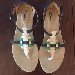 Clarks Wedge Sandal size 8.5