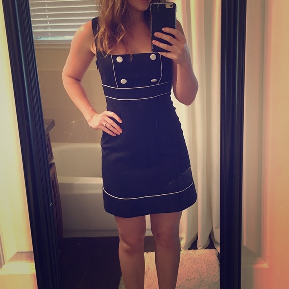 Black and White Guess Dress Med