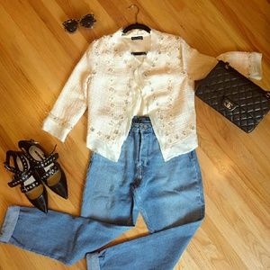 Ivory Beaded Jacket