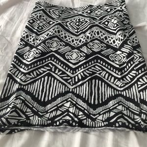 Aztec pattern skirt
