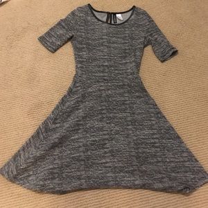 skater dress (grey/black/white)