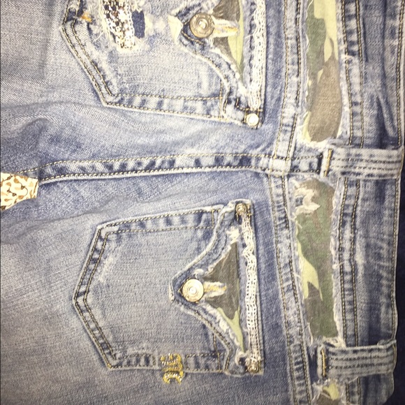 Miss me camo camouflage bootcut jeans