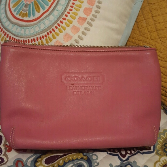 Genuine Coach Makeup Bag