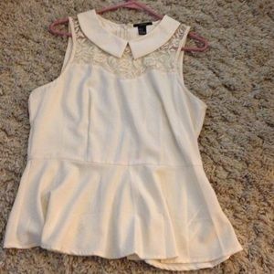 Forever 21 peplum top