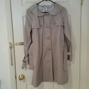 Lightweight Gray Peacoat