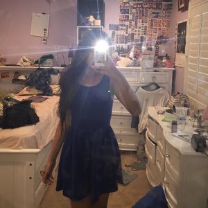 blue la hearts skater dress