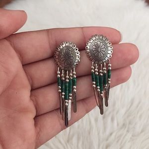 Sterling Silver Dream Catcher Earrings