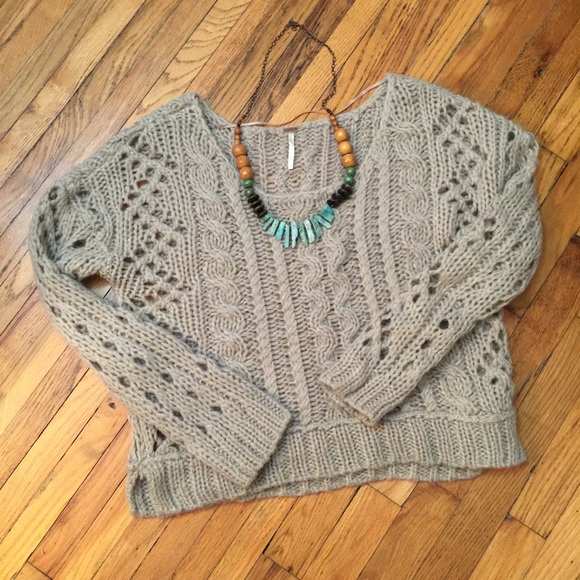 free people sweater --size small