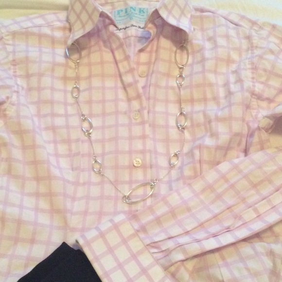 PINK lavender button down