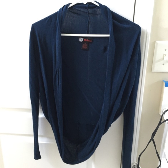 Navy cardigan