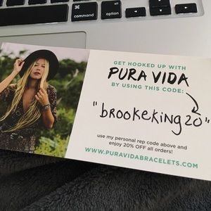 20% off Pura Vida bracelets