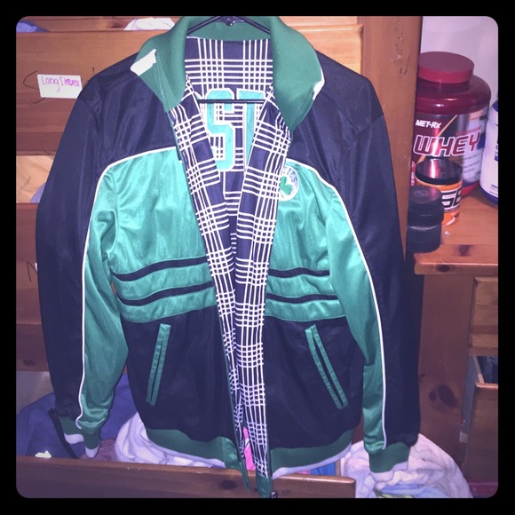 Game Worn Reversible Celtics Jacket