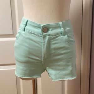 Mint shorts