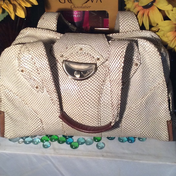 Botkier Snakeskin Satchel Bag - Picture 2 of 8